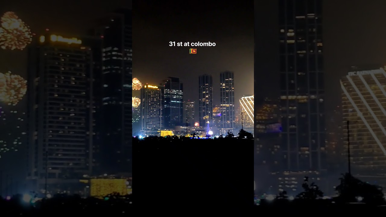 31 st Night Panic situation at colombo 🇱🇰 . 
