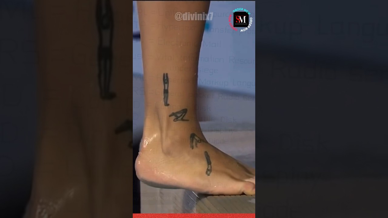 Beautiful women's platform diving