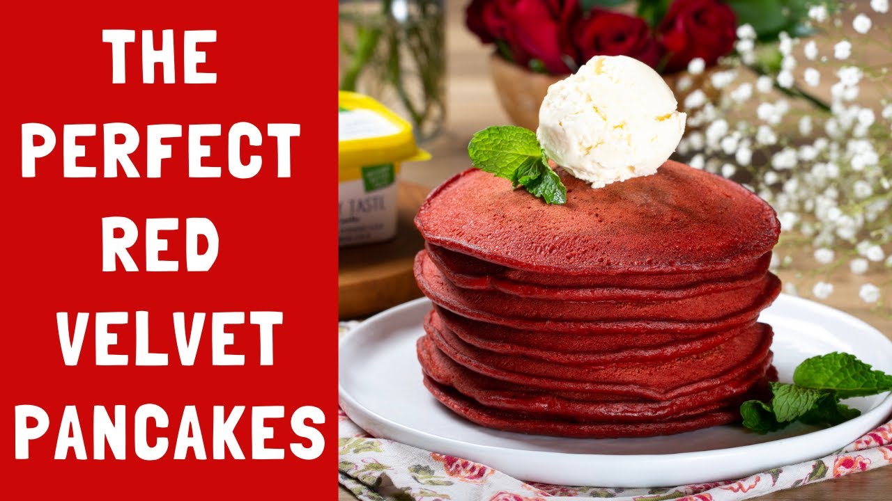 The Perfect Red Velvet Pancakes