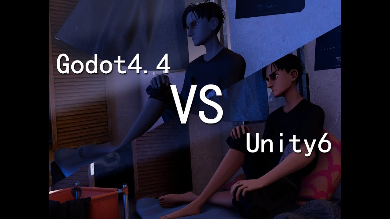 Godot 4.4 vs. Unity 6 HDRP: How Far Behind Are Light Baking and Post-Processing?