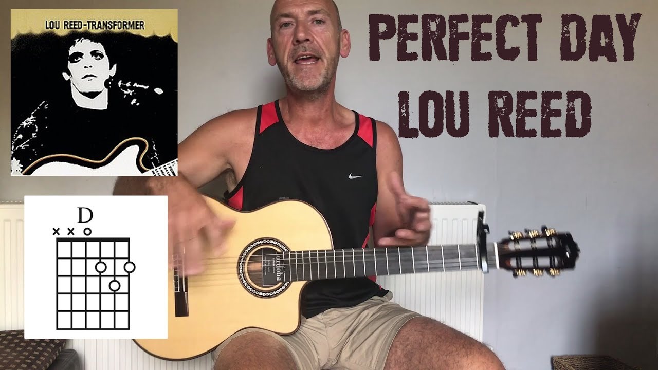 Perfect Day - Lou Reed - Guitar lesson by Joe Murphy