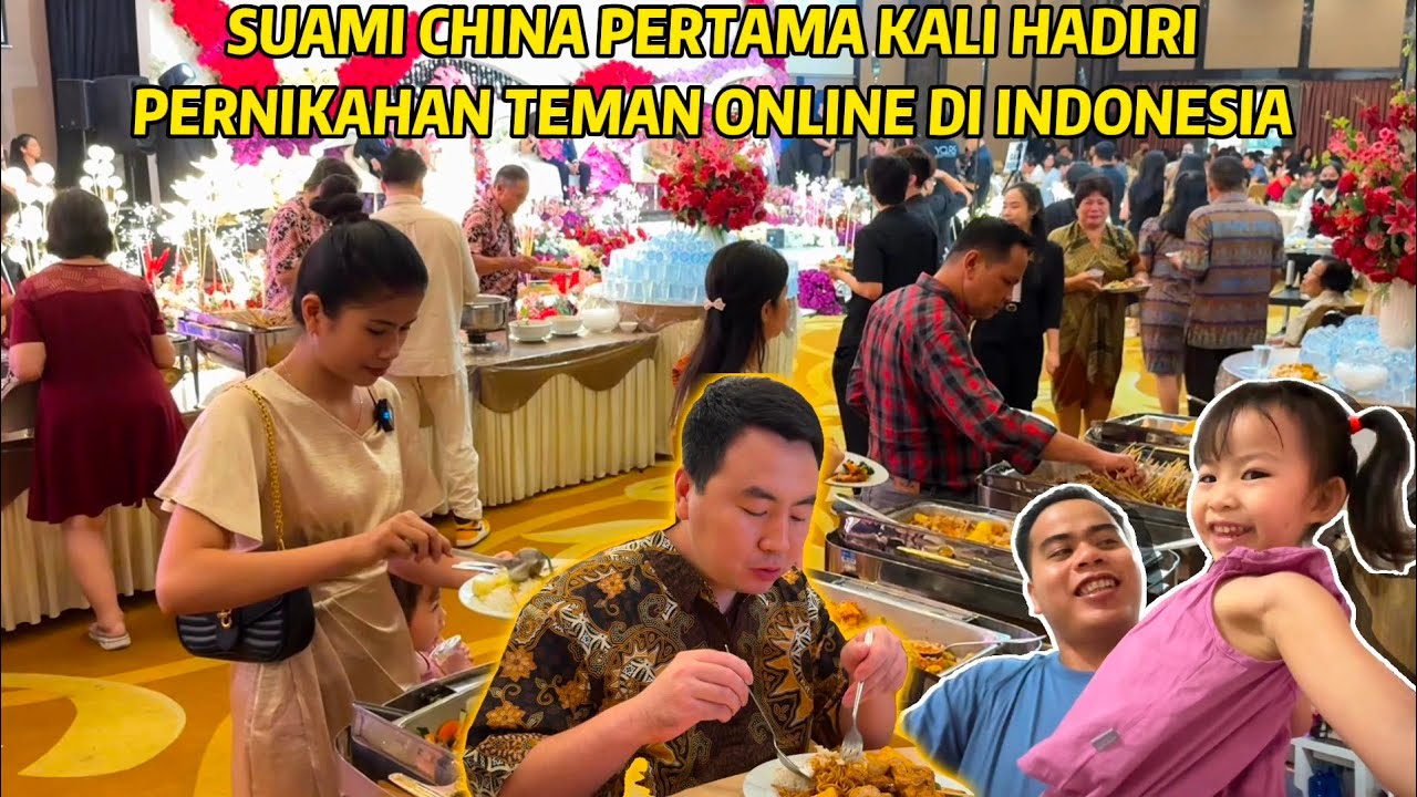 HADIRI ACARA PERNIKAHAN TEMAN ONLINE DAN SENANG KOKO AKU PULANG UNTUK IMLEK BERSAMA