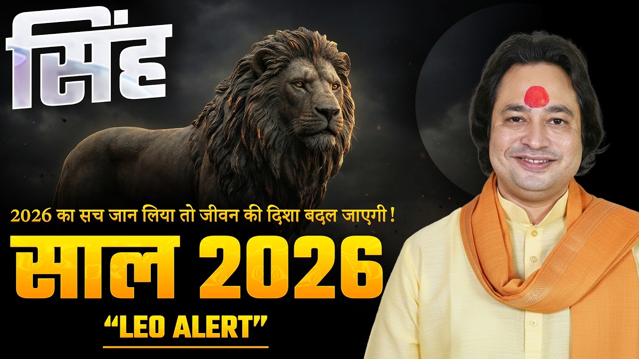 Singh Rashi Rashifal 2026 | Leo Yearly Horoscope 2026 | Career, Money, Love, Marriage, Job