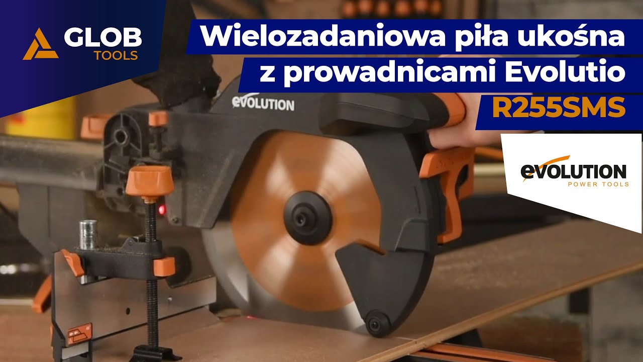 Wielozadaniowa piła ukośna Evolution RAGE - R255SMS PLUS