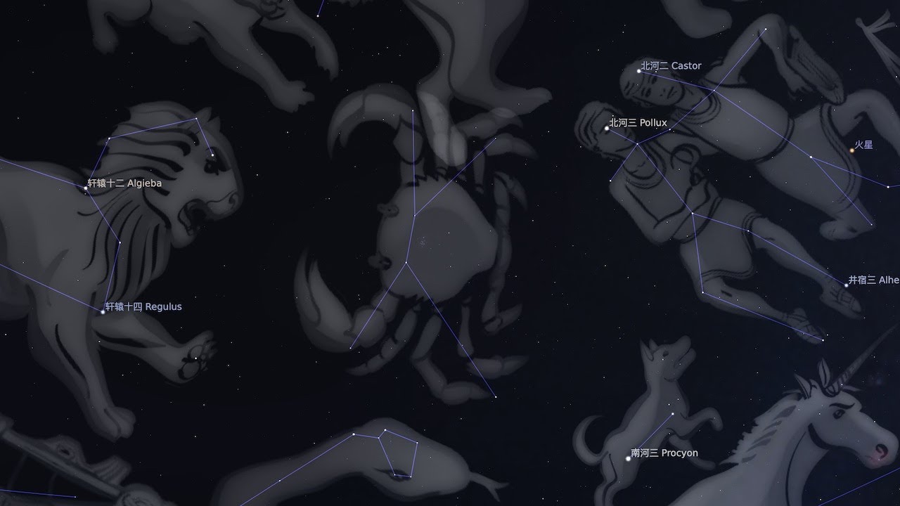 双筒望远镜看巨蟹座蜂巢星团（M44）&mdash;&mdash;Observing  the Praesepe（M44）, the star cluster of Cancer , with Binoculars.