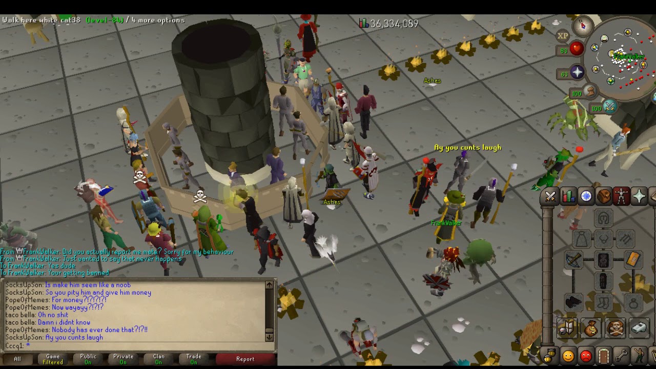 getting a pmod banned [oldschool runescape]
