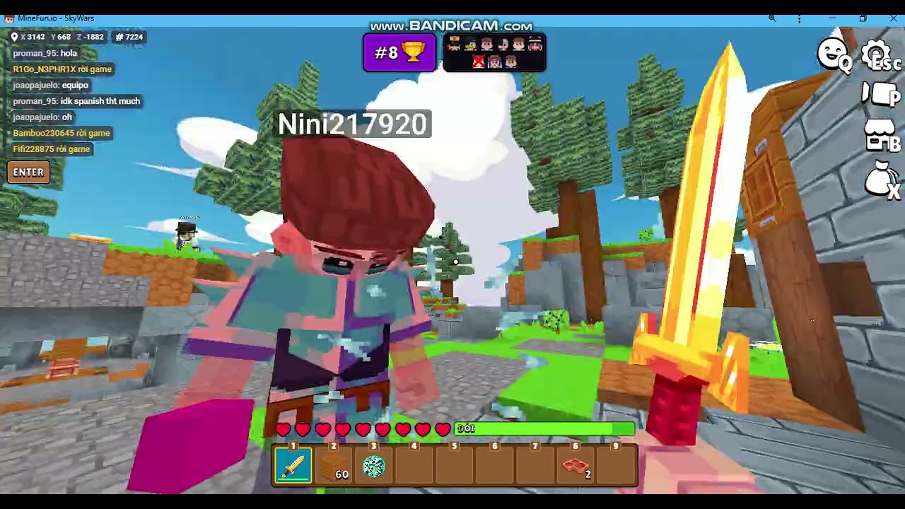 Minefun.io SKY WARRRR