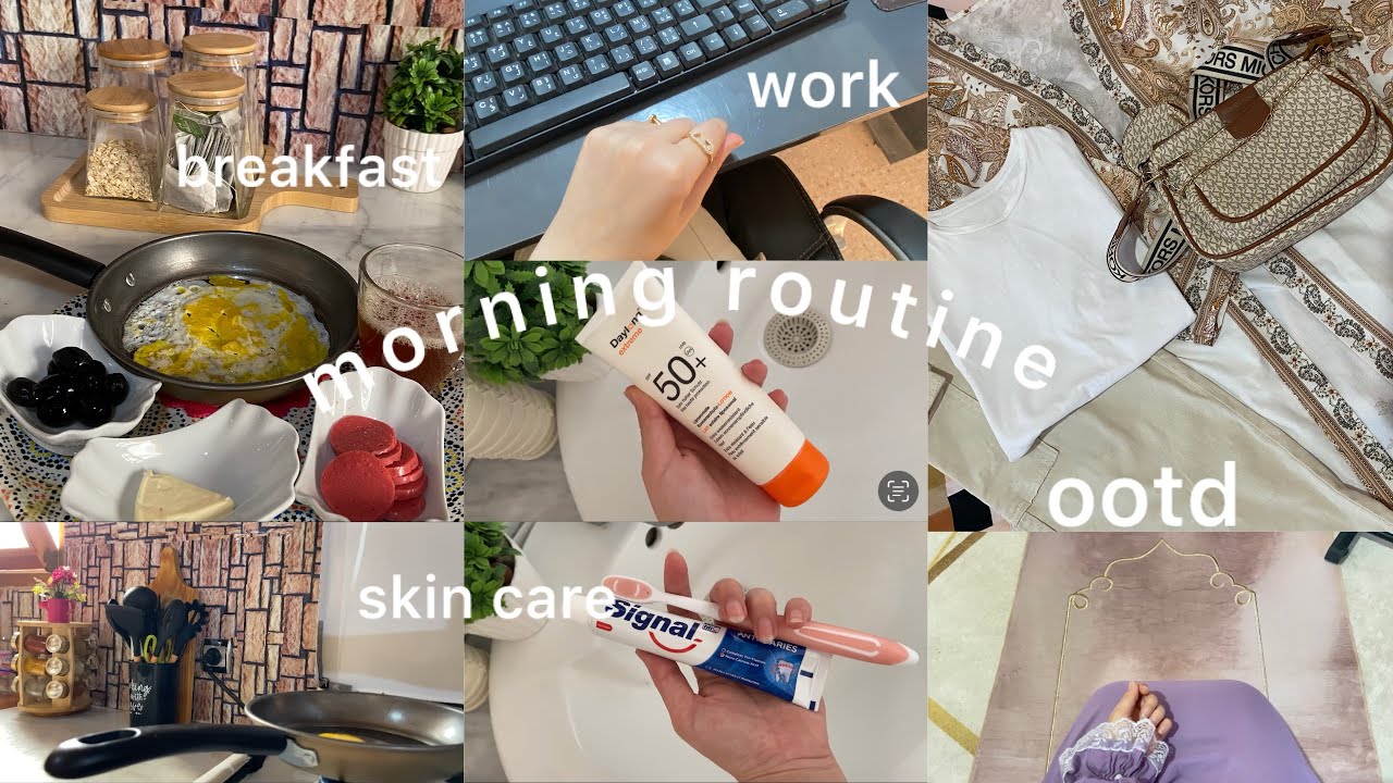 روتيني الصباحي قبل العمل|✨morning routine