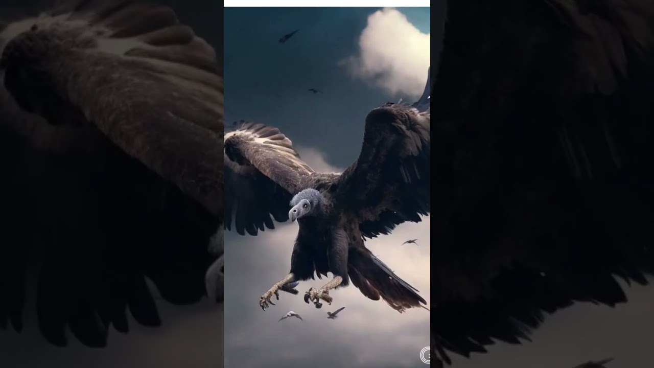 3D animation of a flying hawks #3d #animation #hawk