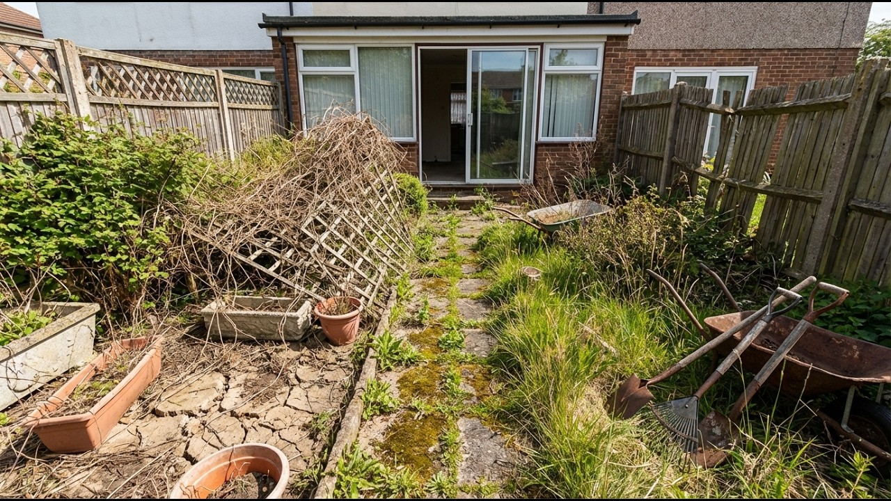 Neglected Garden Backyard Restoration