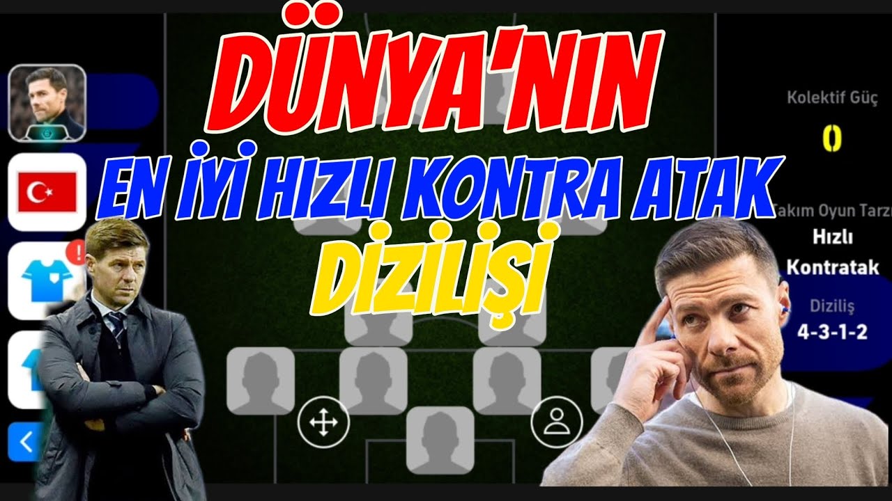 DÜNYANIN EN İYİ HIZLI KONTRA ATAK DİZİLİŞİ