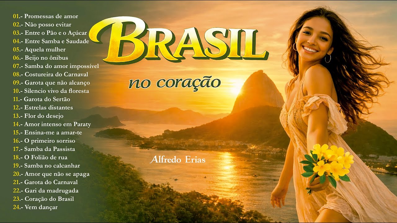 BRASIL NO CORAÇAO – Álbum completo | Alfredo Erias