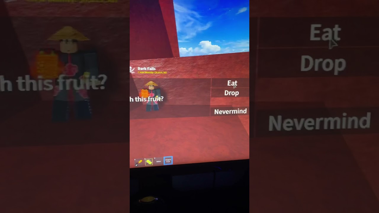 I found dragon on the floor in magma village [BloxFruits]