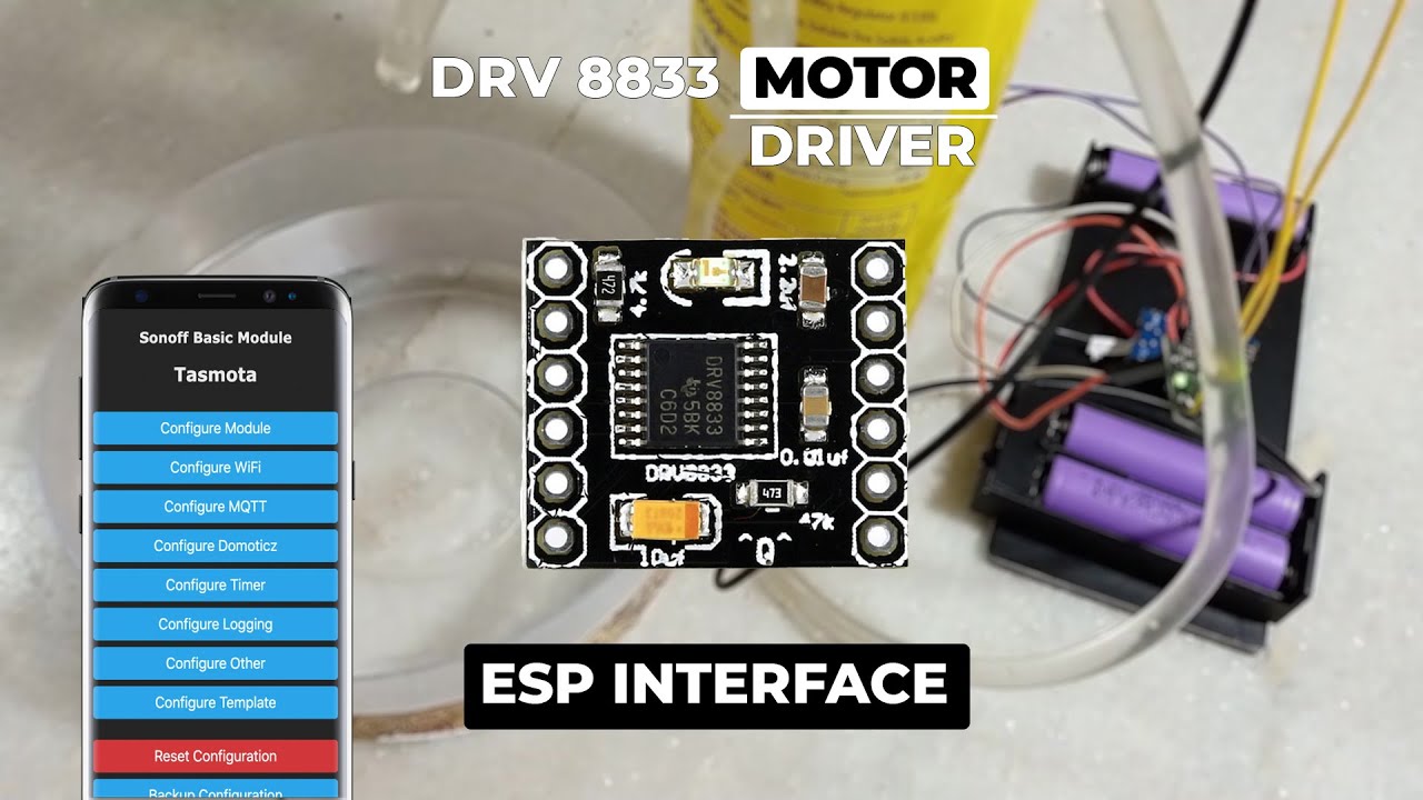 Drv8833 Motor Driver | Drv8833 Arduino Esp interfacing.