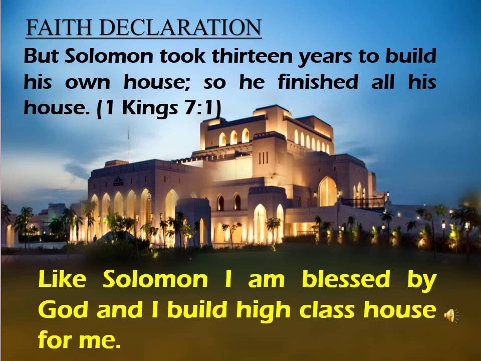 Powerful Prayer and Declaration for Own House