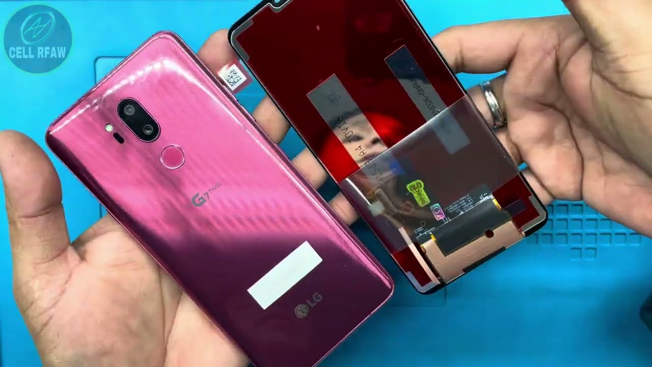 Cambio de pantalla LG G7 thing  procedimiento completo