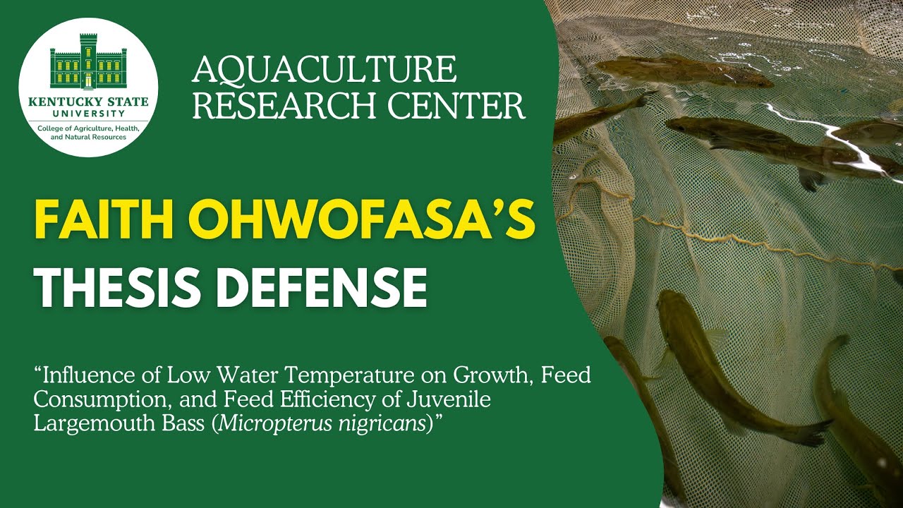Influence of Water Temperature on Growth, Feed Consumption, and Feed Efficiency of Largemouth Bass