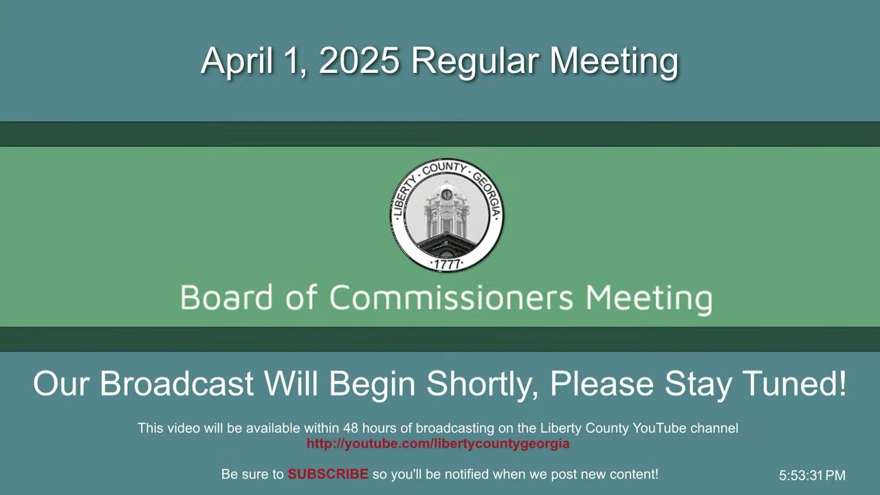 Board of Commissioners - April 1, 2025 Regular Meeting