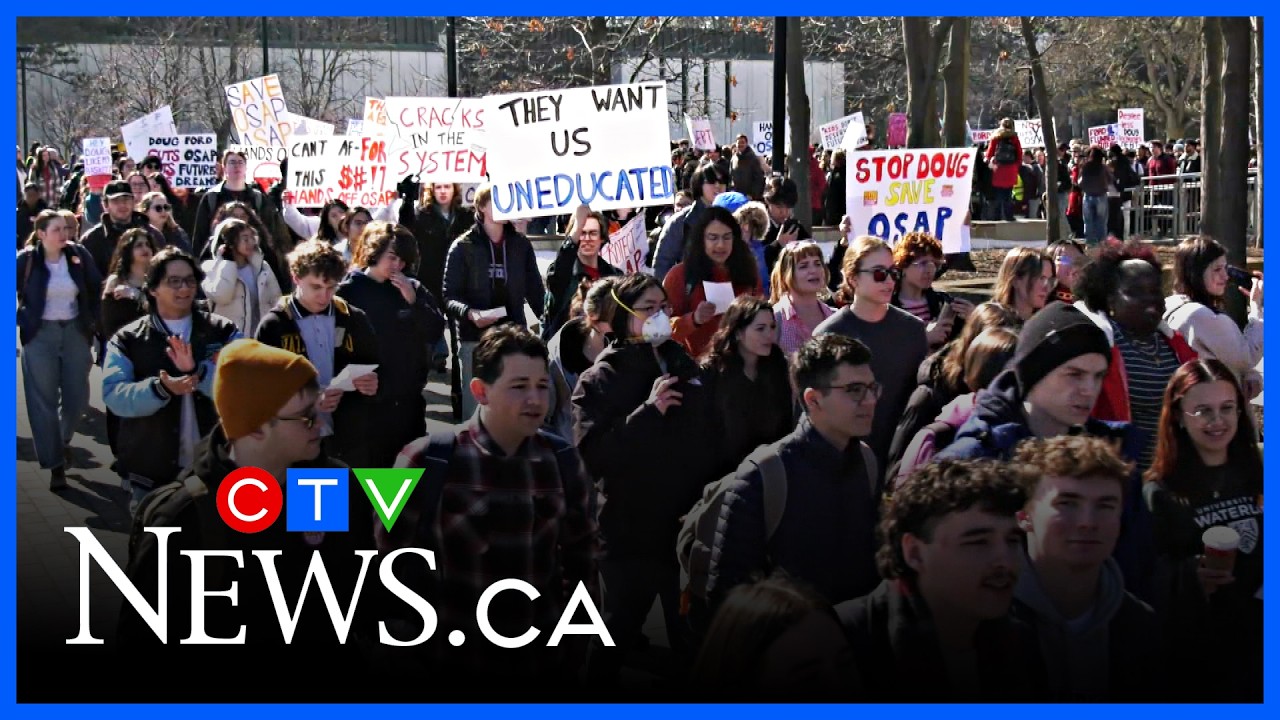 Students stage protest over OSAP cuts