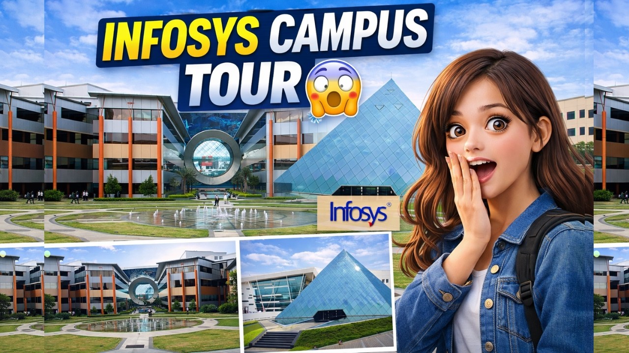 Inside Infosys Bengaluru 😱 | Electronic City Campus Tour | Life at Infosys BLR