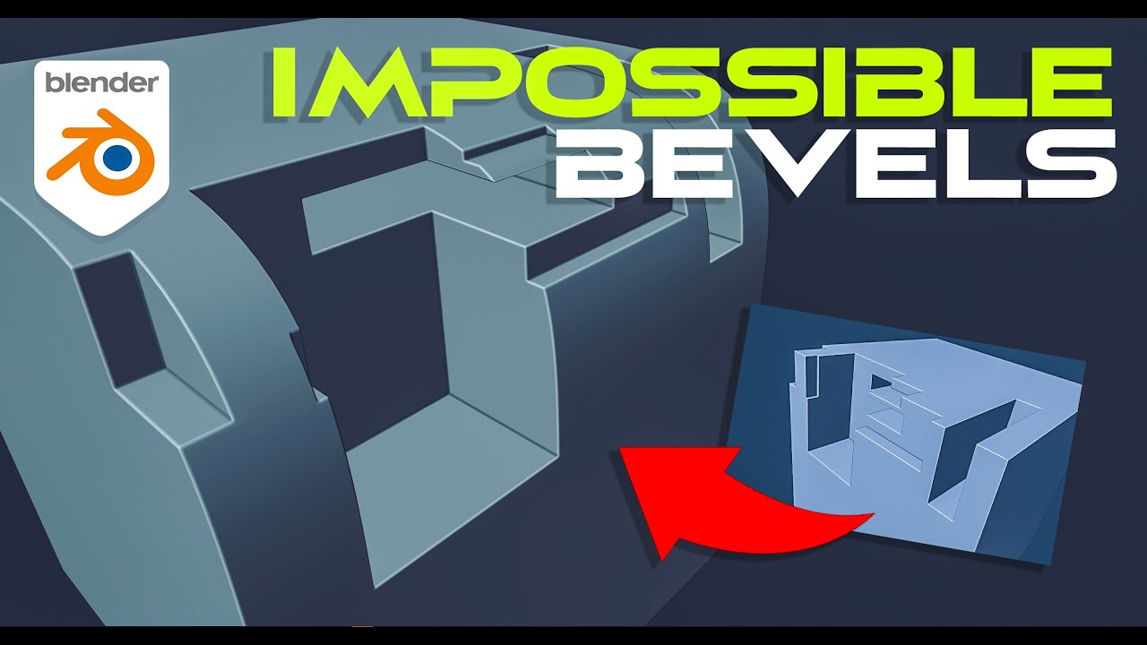 IMPOSSIBLE BEVELS in Blender - hard surface tutorial for Hard OPS
