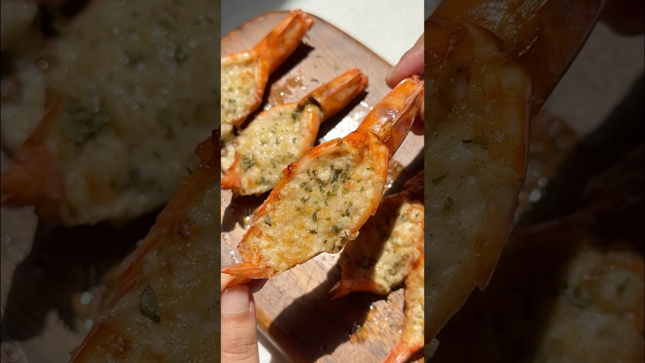 Cheesy Garlic Shrimp 