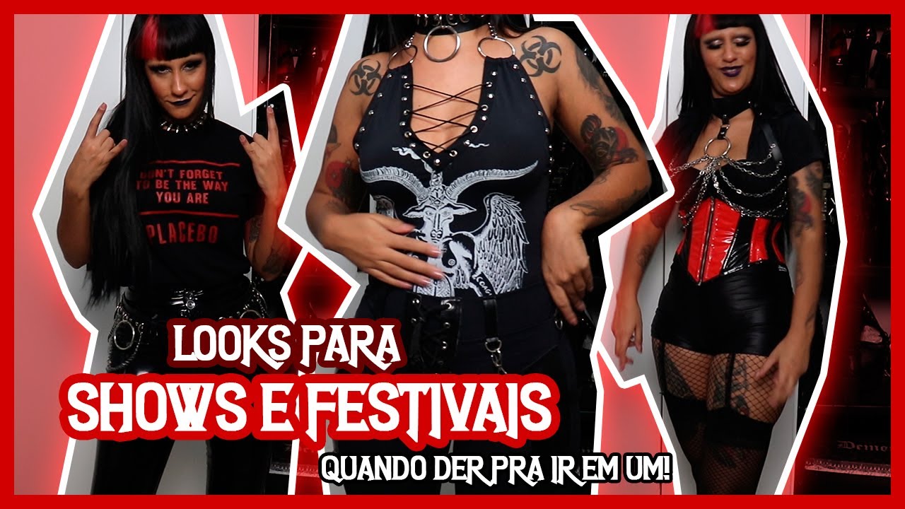 LOOKS QUE EU USARIA NOS SHOWS CANCELADOS | Shows de Metal/Gótico/Rock | NOSFEROTIKA