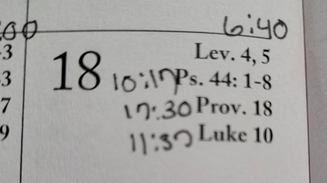 2.18.2026 Bible in a year 