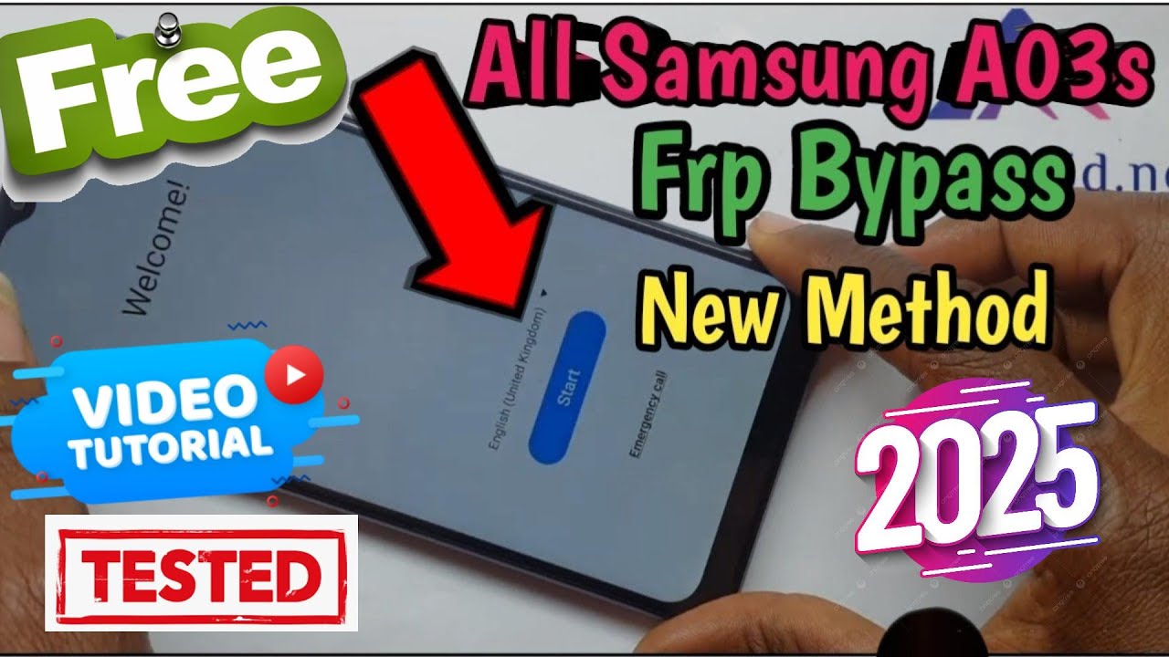 Samsung A03s SM-A037F FRP Bypass Android 13 Free & Easy 2025