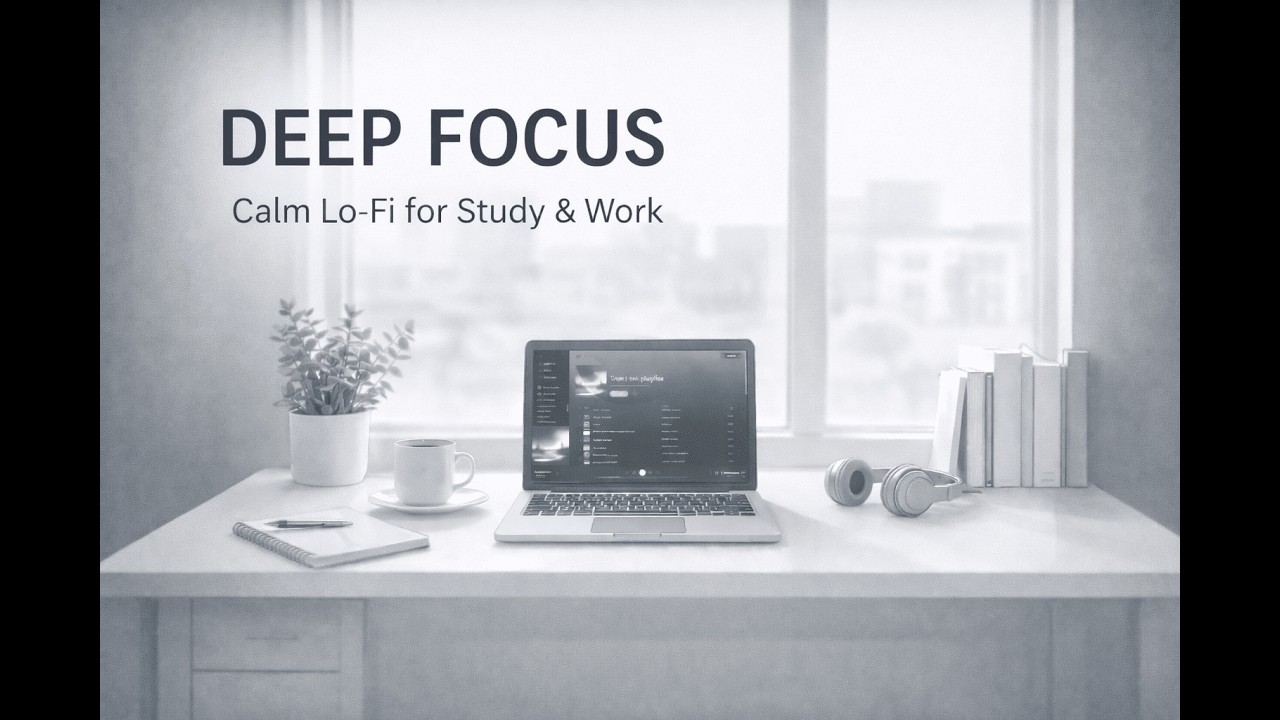 【Lo-Fi 】Deep Focus No Distractions Background Music 60 Minutes