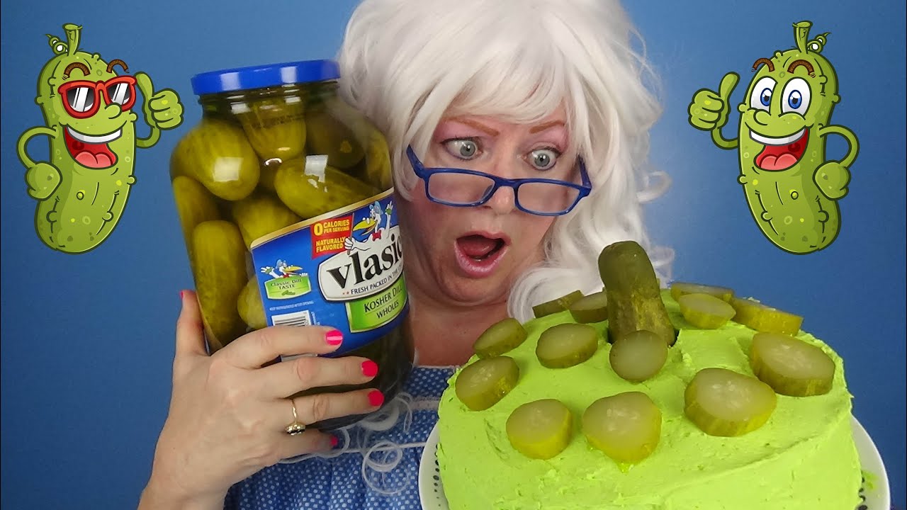 Granny Pickle Cake Pringles Soda Popcorn Lays Flamin Hot Dill Pickles