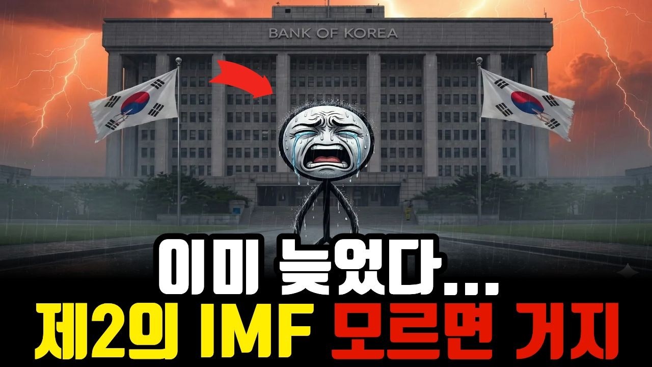 제2의 IMF시작? 환율 1600원 시대.. 원화 주식 부동산 붕괴: 이 3가지 모르면 당신만 거지됩니다!