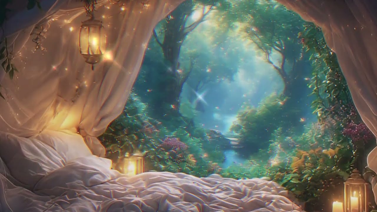 Magical Fairy Garden /  Quartz Crystal Healing Tones for Anxiety Relief & Deep Sleep
