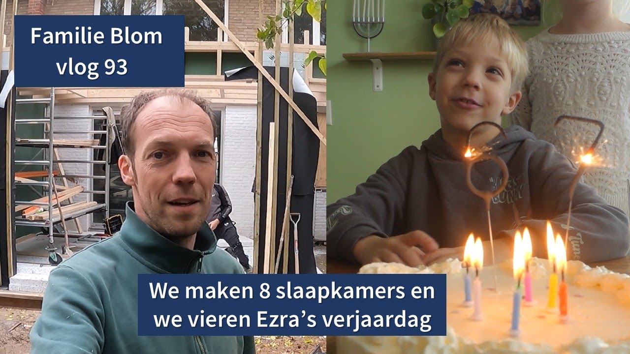 We maken 8 slaapkamers in ons nieuwe huis - Familie Blom #vlog 93