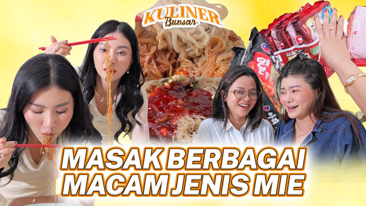 SARWENDAH MASAK BERBAGAI MACAM MIE INSTAN UNTUK WENDY DAN MANDA