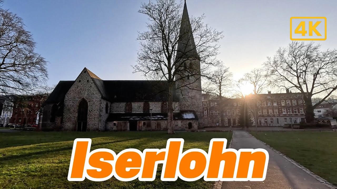 Iserlohn Walking Tour &ndash; Explore the Historic City Center | 4K Germany