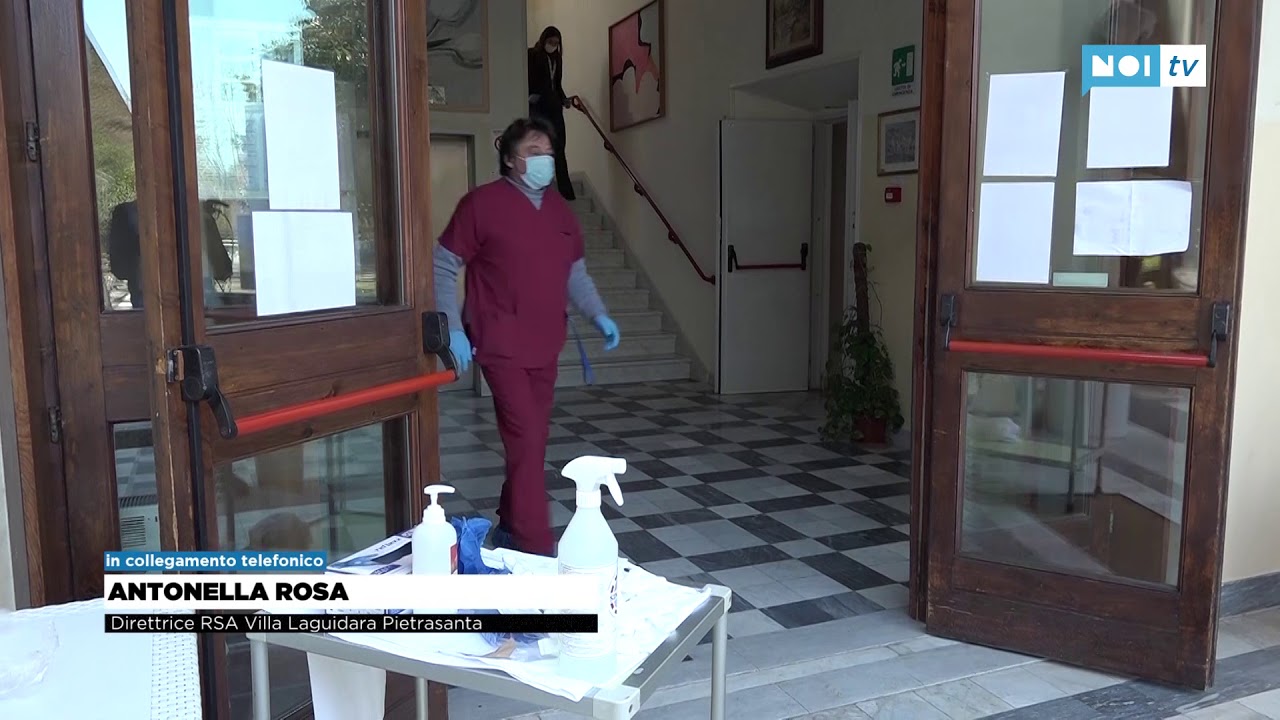 Primi aiuti per la rsa Villa Laguidara, colpita dal Covid-19
