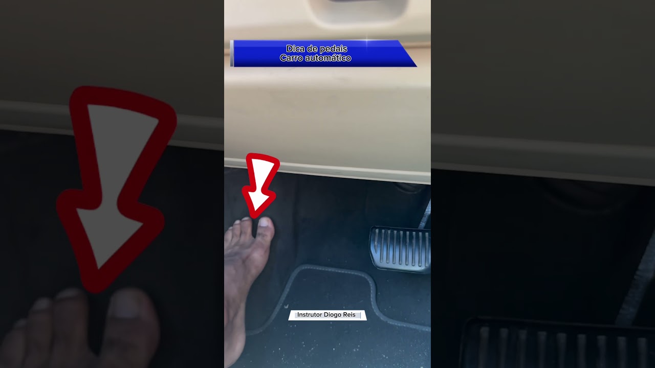 Dica de pedais para carro autom&aacute;tico com Instrutor Diogo Reis 👑 #music #hiphop