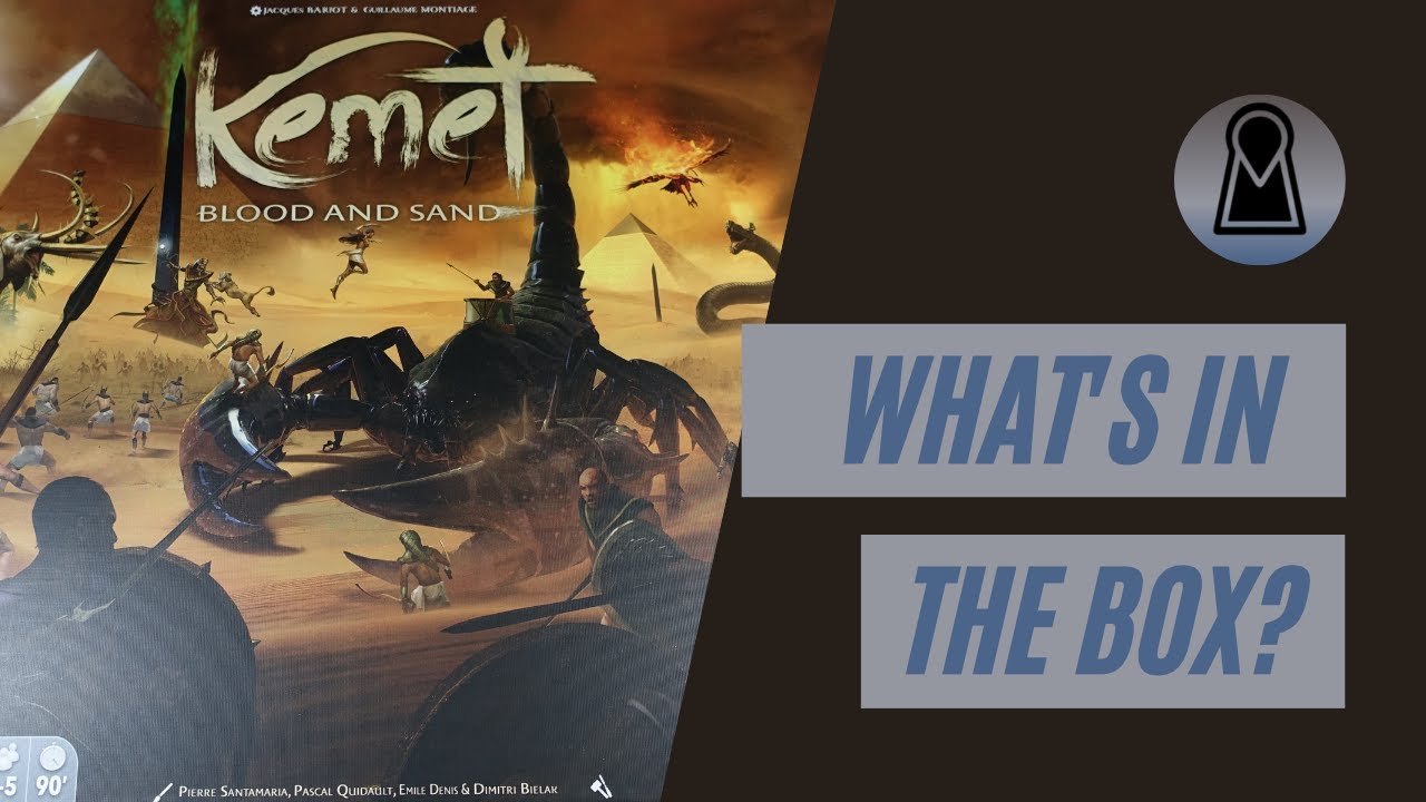 What's In The Box? Kemet Blood and Sand Kickstarter Edition Unboxing