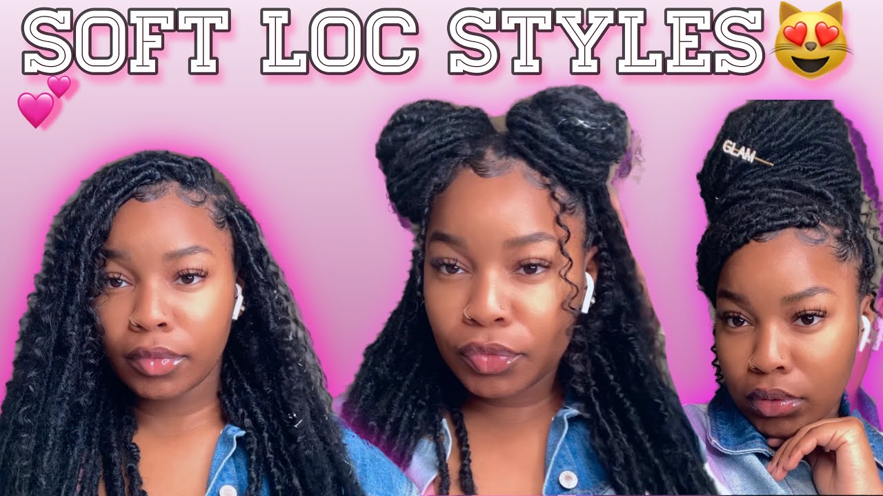 14 SOFT LOC HAIRSTYLES *VERY EASY * | HOW TO ADD CURLS TO FAUX Nu LOCS *EASY*