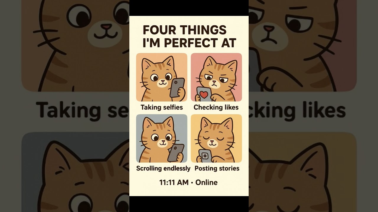 “Modern life in 4 steps.....😅" 