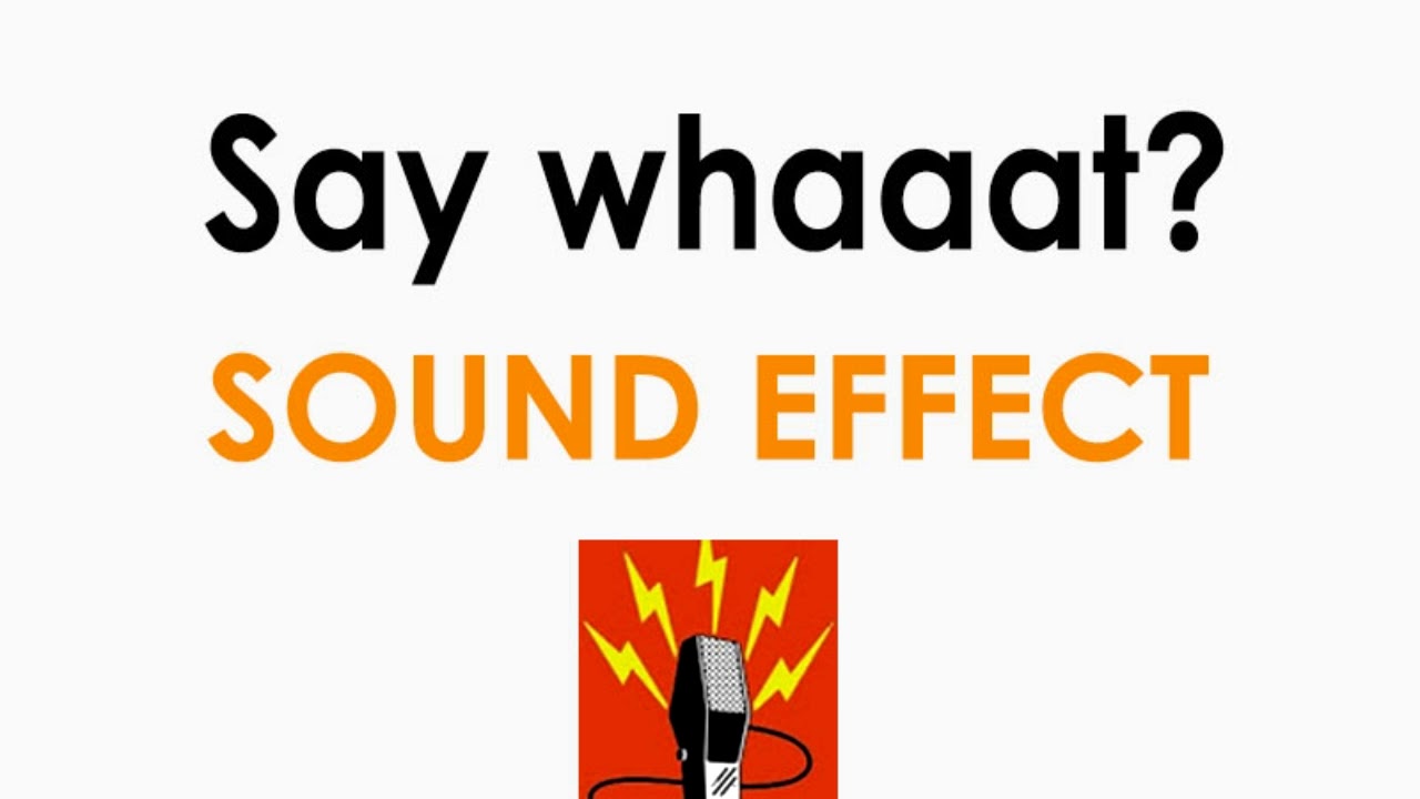 Say whaaaat Funny Sound Effect ♪