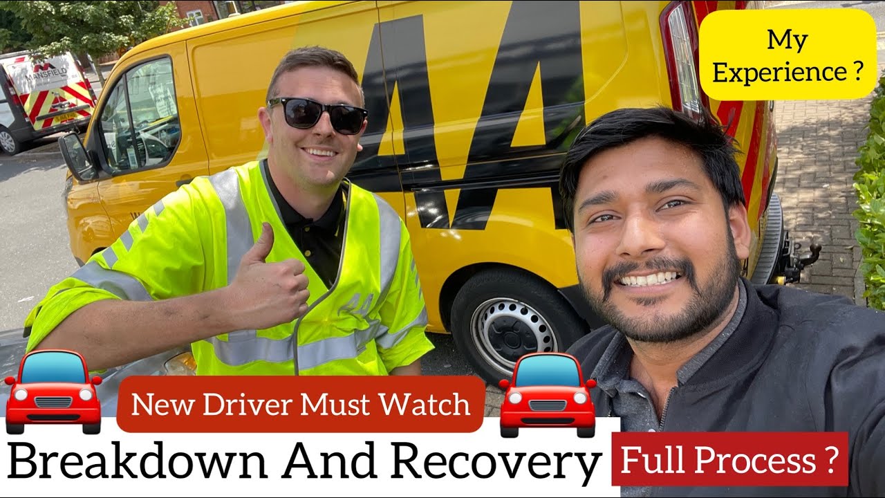 Breakdown And Recovery Process In UK and My experience ,New Driver Must Watch, AA Breakdown ?
