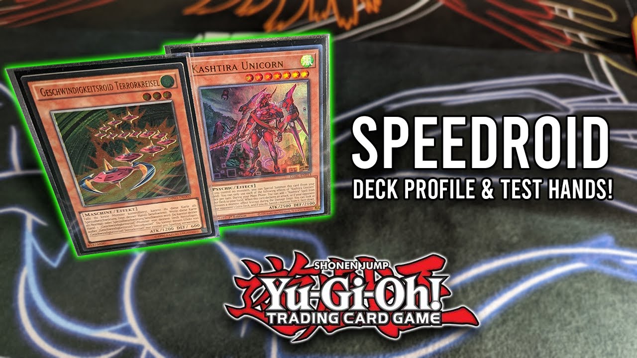 Speedroid Deck Profile & Test Hands! Ft. Kashtira (December 2022)