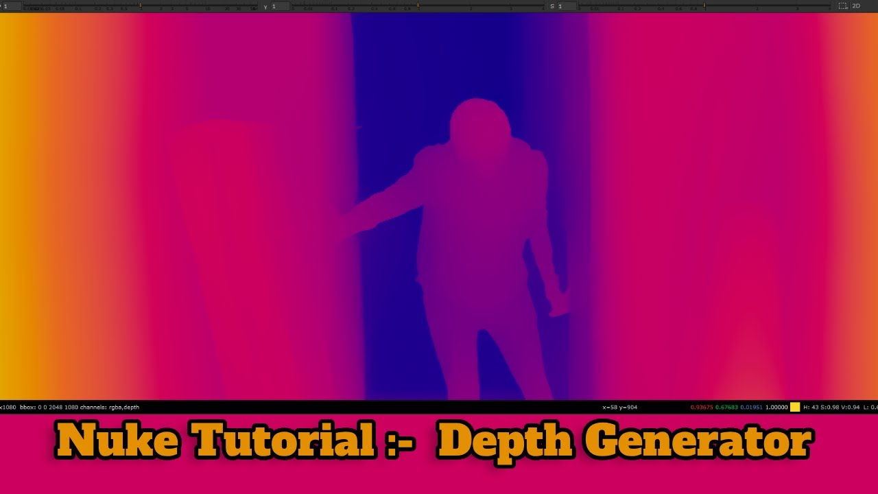 Nuke Tutorial - Depth Pass Generator || Depth Anything Gizmo || MIDAS  Depth Generator