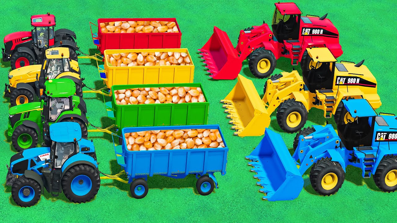 Garage of Colors! TRANSPORT CORN with ROAD TRAIN and FAST TRACTORS to SELLING POINT!!