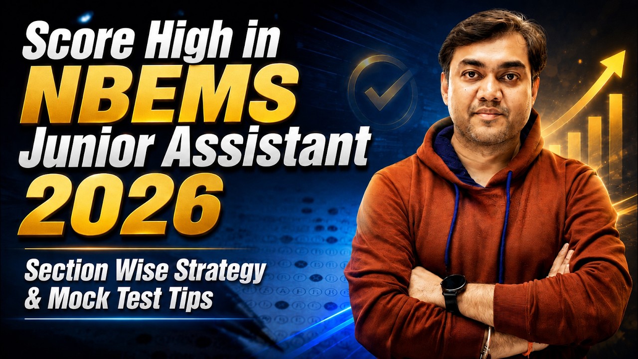 Score High in NBEMS Junior Assistant 2026 | Strategy & Mock Test Tips #nbems #nbemsjuniorassistant