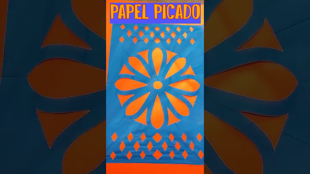 Papel picado f&aacute;cil