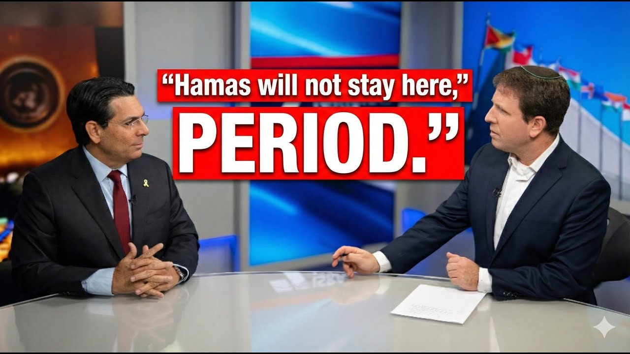 Danny Danon: 'Hamas will not stay here, period'