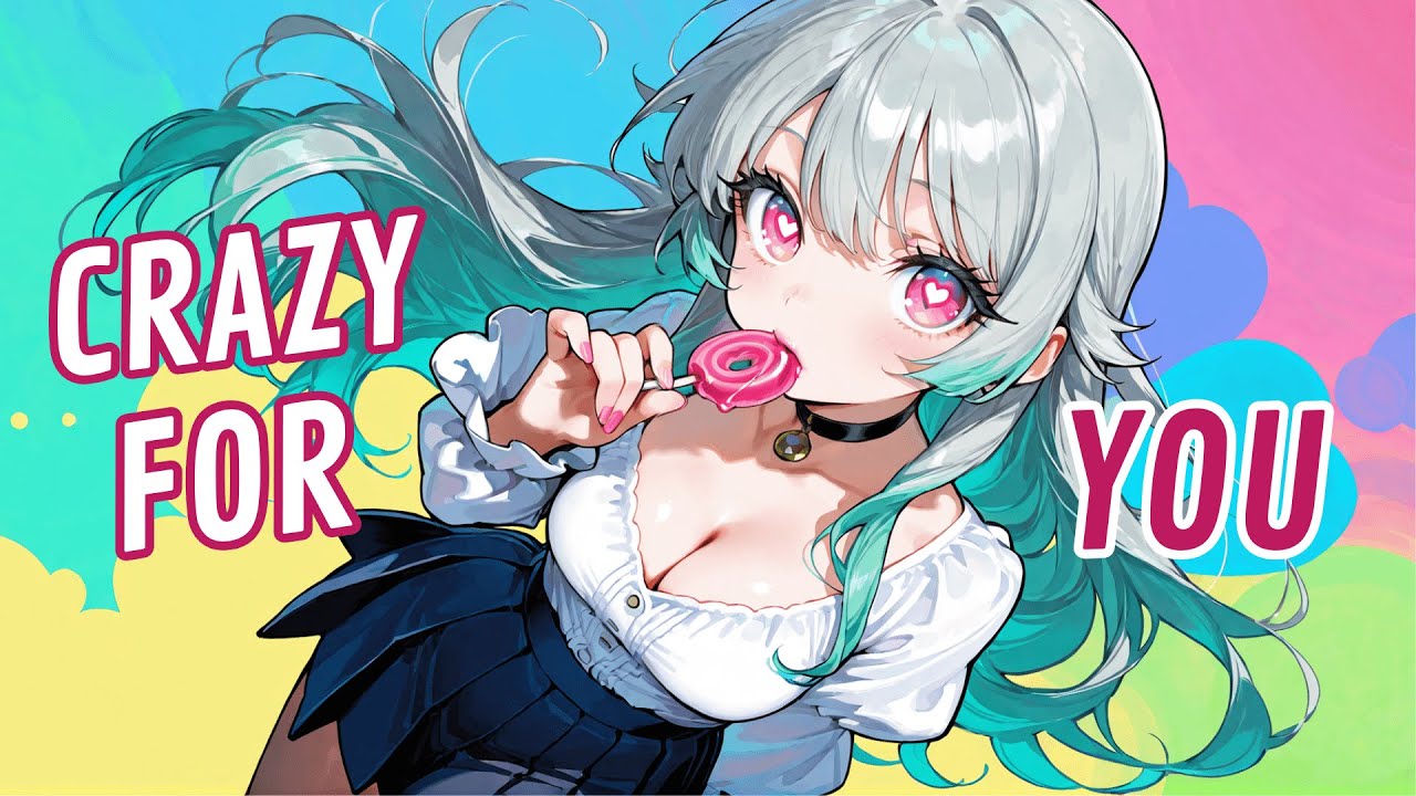 「Nightcore」Crazy For You - by Aiyun (Lyric Video)